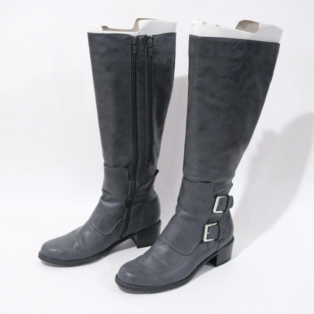 Women's Aerosoles Everafter 7M Riding Boots Size Gray